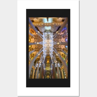 Sagrada Familia cathedral in Barcelona, Spain Posters and Art